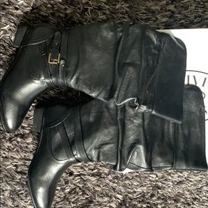 Steve Madden slouch leather boots